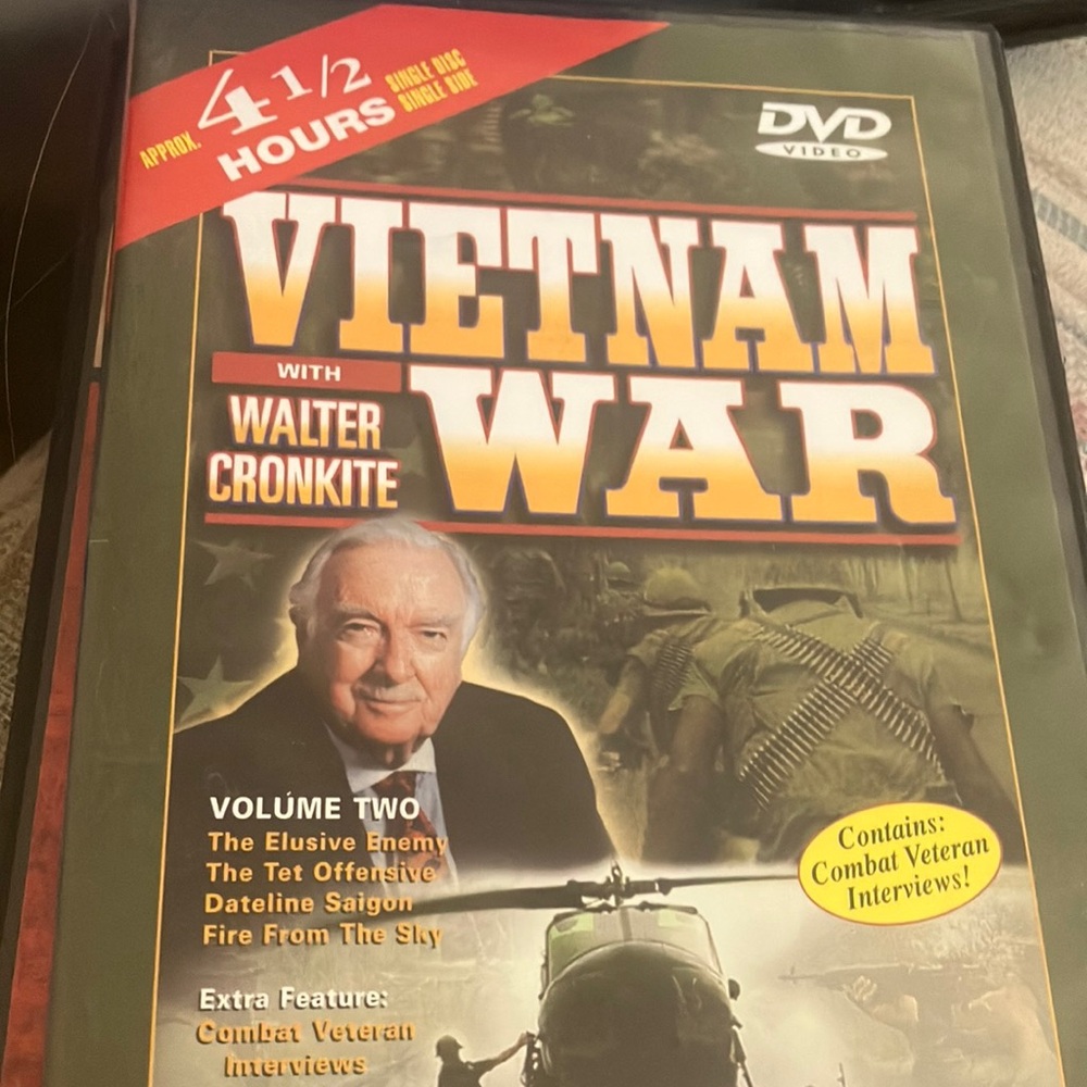 Vietnam War DVD with Walter Cronkite